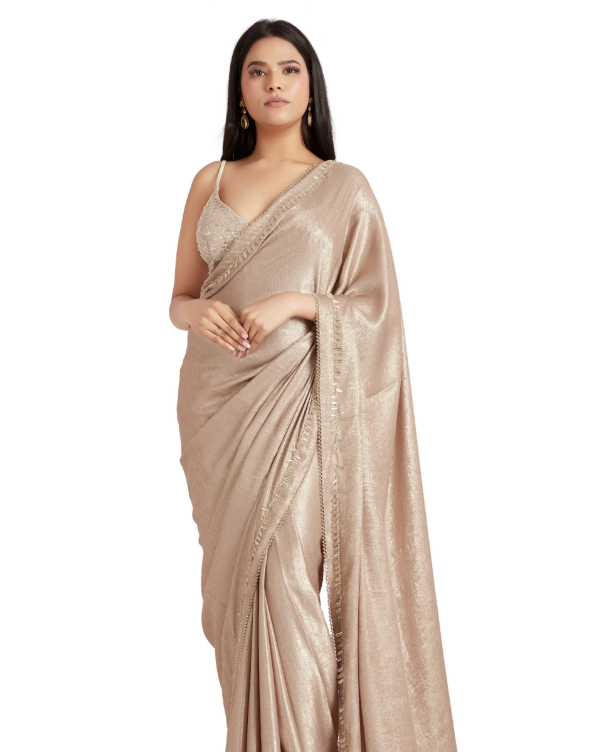 Crystal Shine Georgette Saree - 1